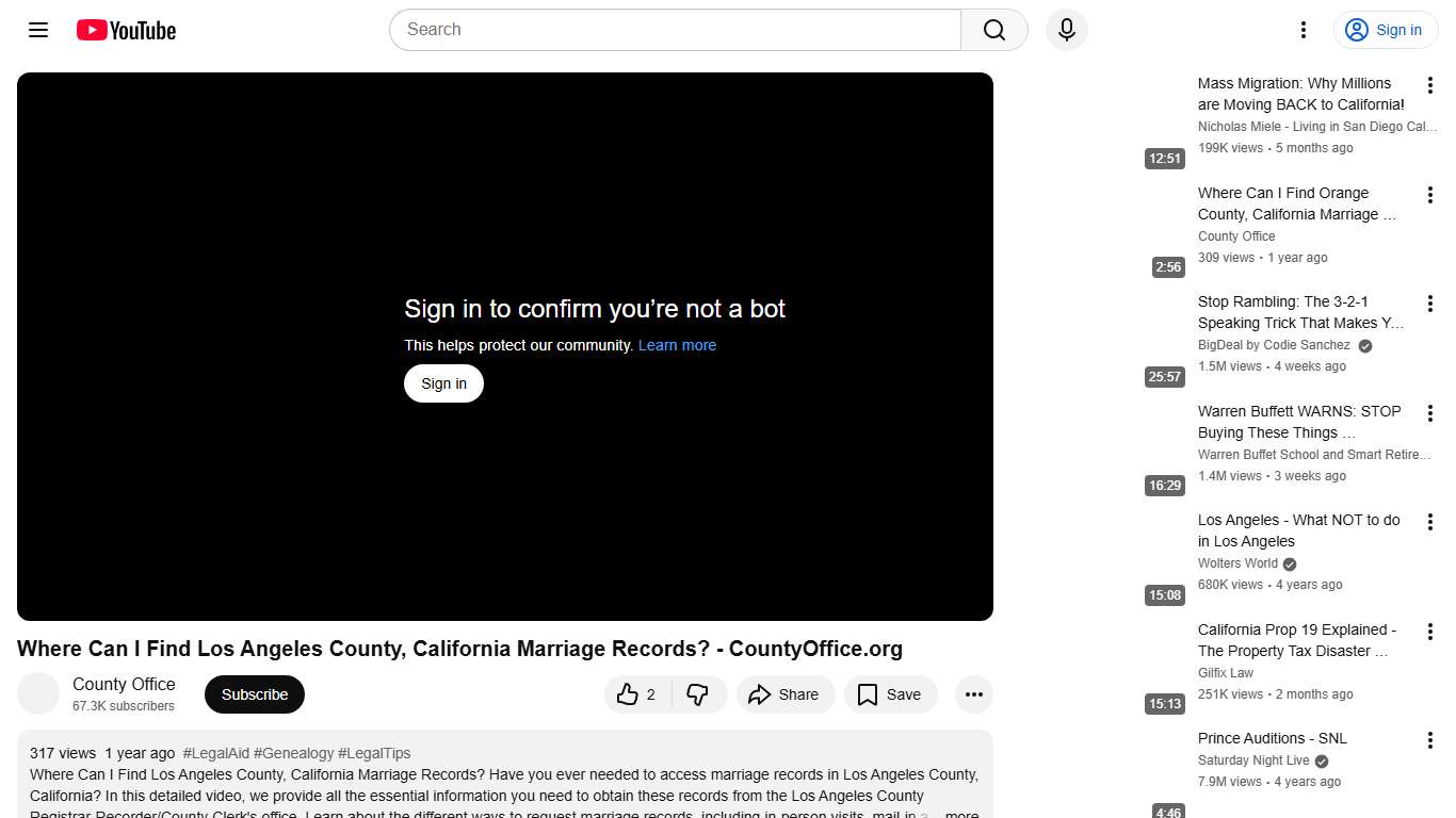 Where Can I Find Los Angeles County, California Marriage Records? - CountyOffice.org - YouTube